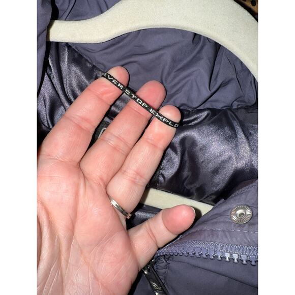 The North Face long purple goose-down puffer jacket - Picture 4 of 11